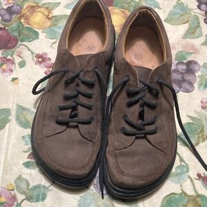 Birkenstock footprints Brown Leather Shoes